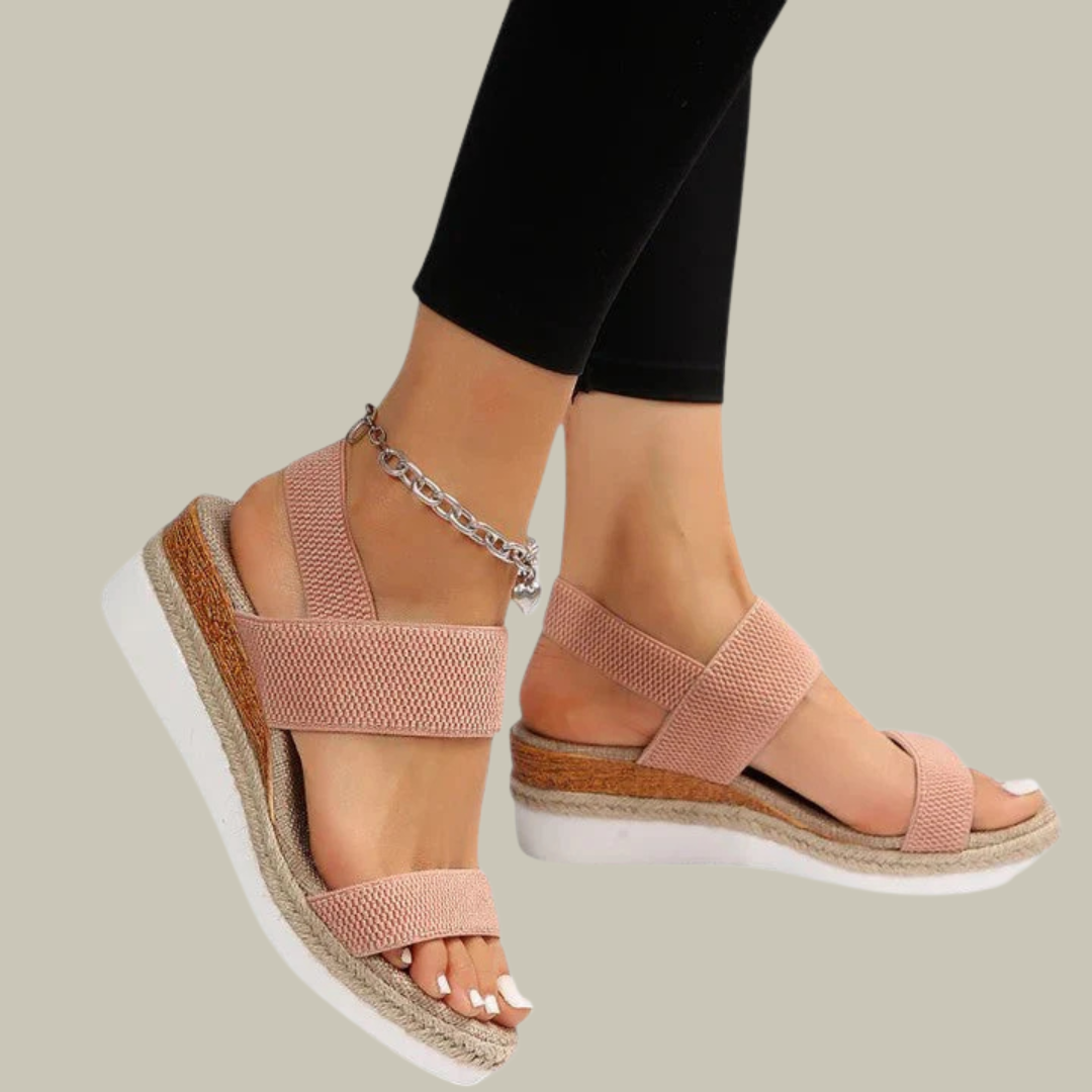 Women's Stretch Platform Sandals