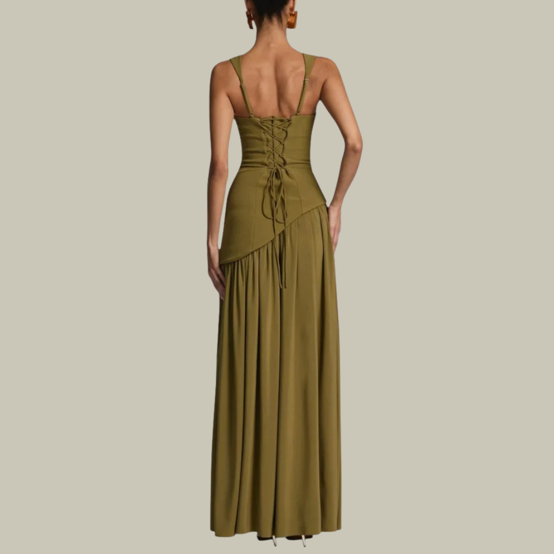 Women’s Sculptural Maxi Gown Dress