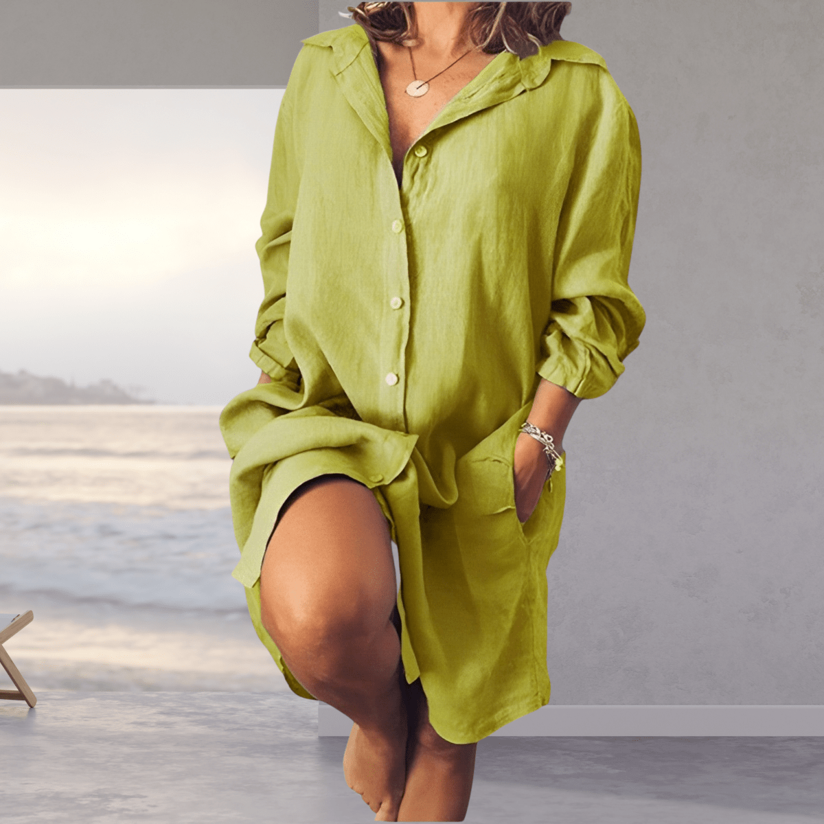 Astrid - Oversized Summer Blouse Dress 1