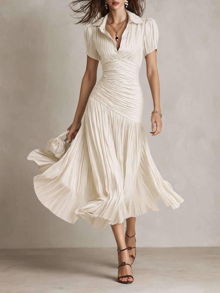 Frances ∙ Retro Striped Midi Dress 1