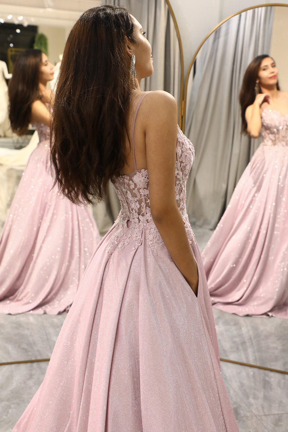 Jessica | Women's Wedding Guest Embellished Maxi Dress 1