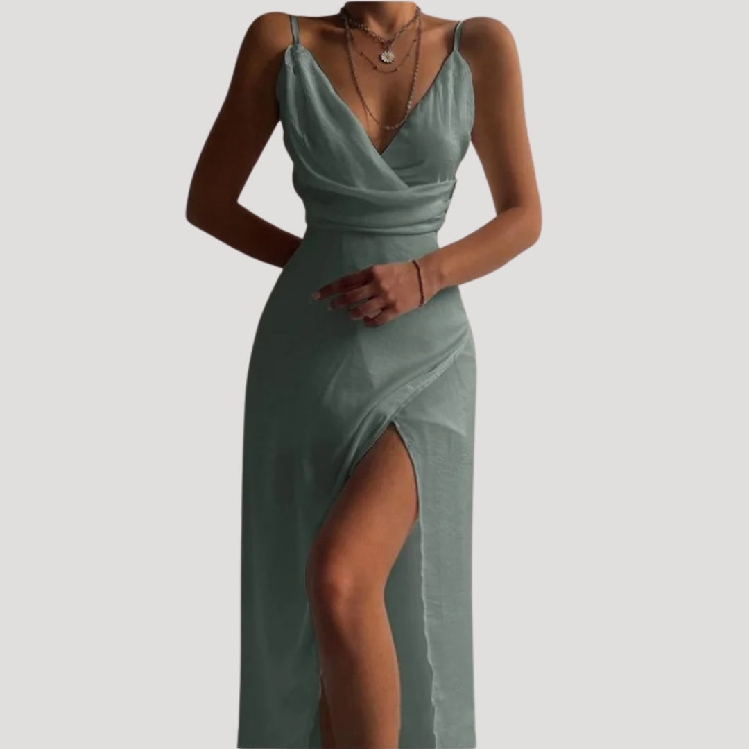Kayla | Women Wedding Guest Slit Maxi Dress 5