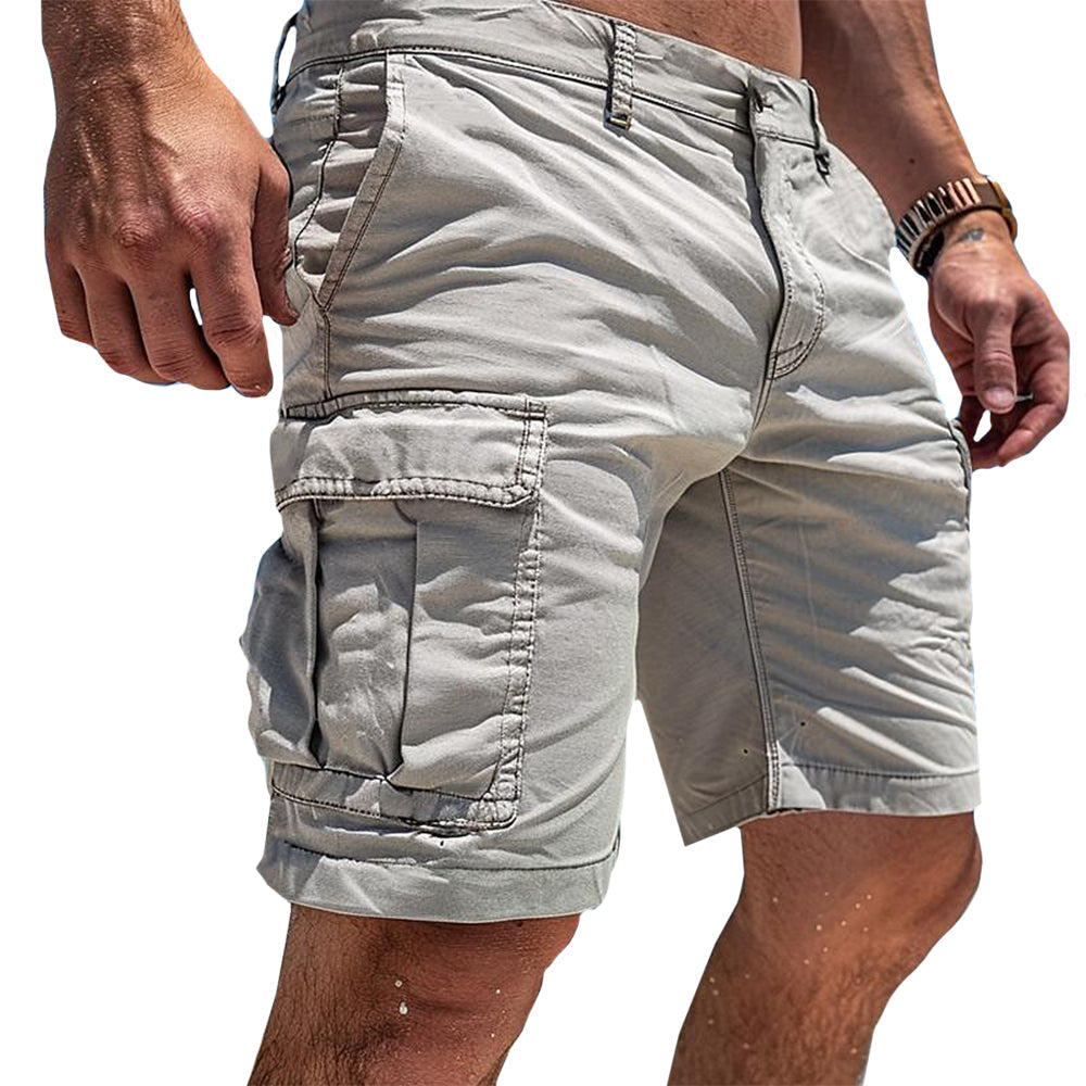Men's Shorts - Relaxed Cargo with Large Flap Side Pockets | Casual 0
