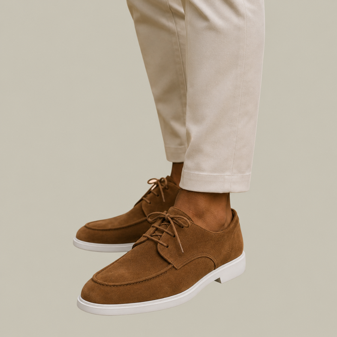 Mens Old Money Premium Comfort Suede Loafers