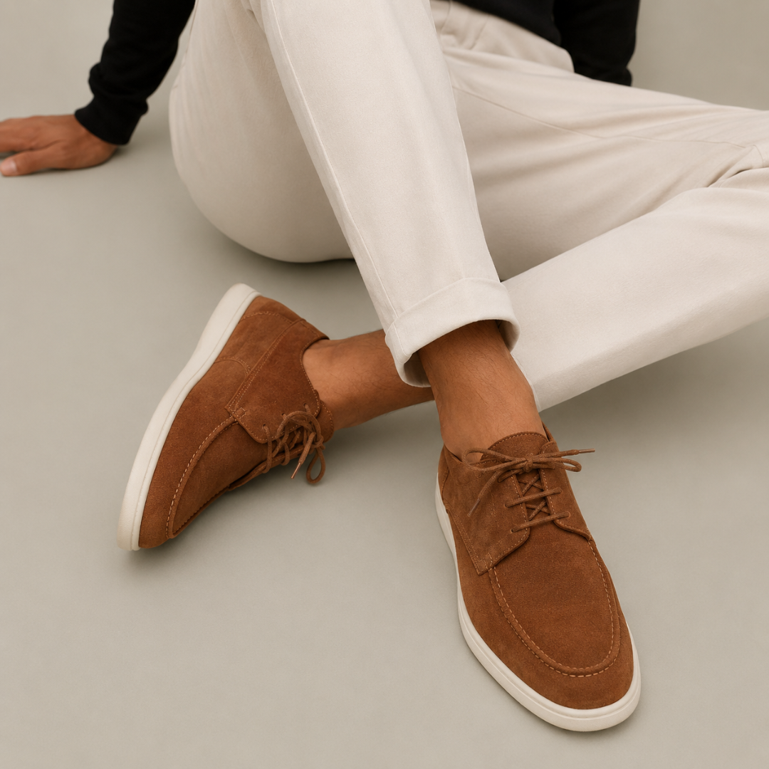 Mens Old Money Premium Comfort Suede Loafers