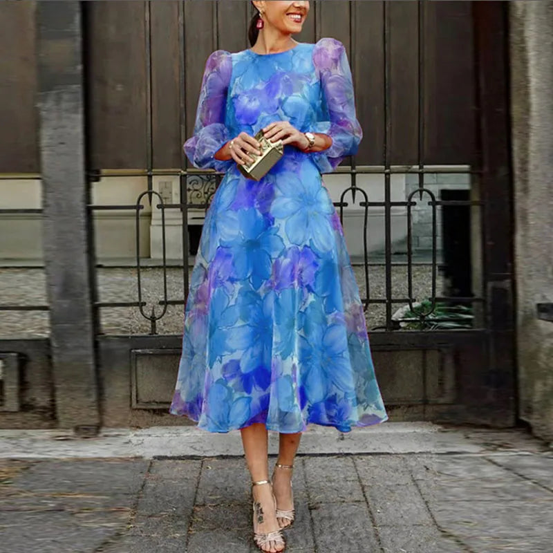 Taren | Women Wedding Guest Dress Formal Floral Midi Dress 1