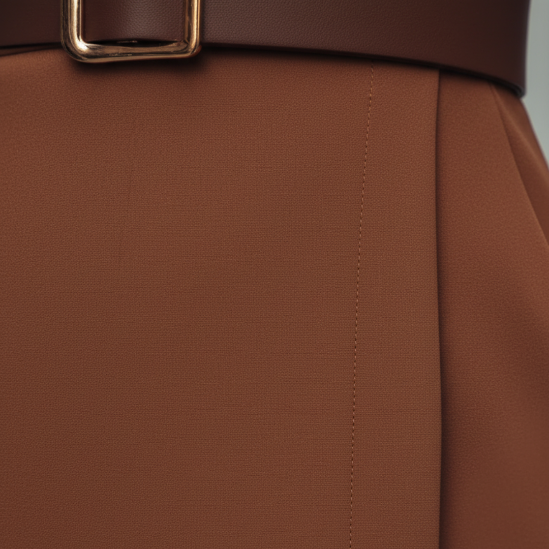 The Valeria Belted Midi Dress 3