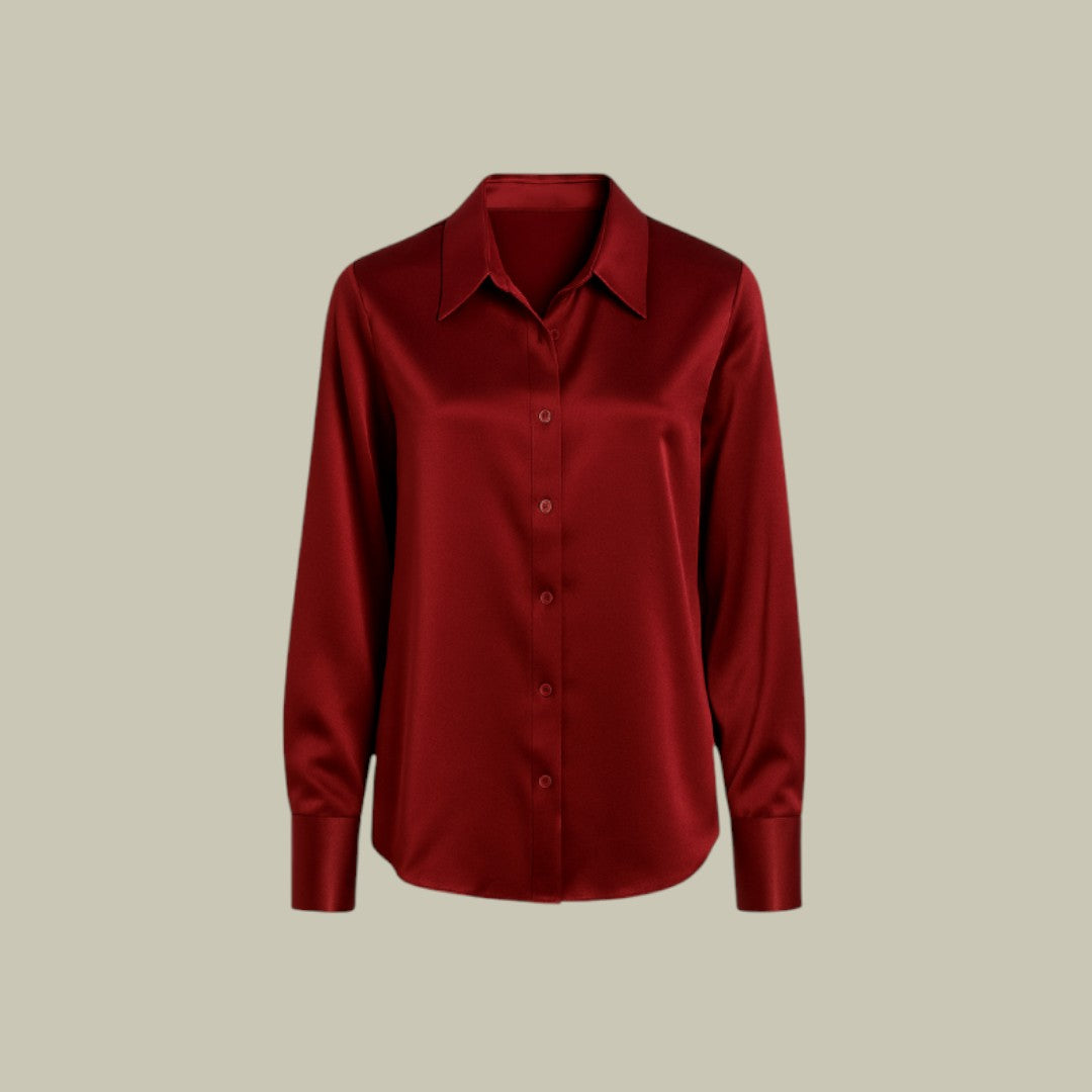 Astashia | Women's Elegant Satin Blouse