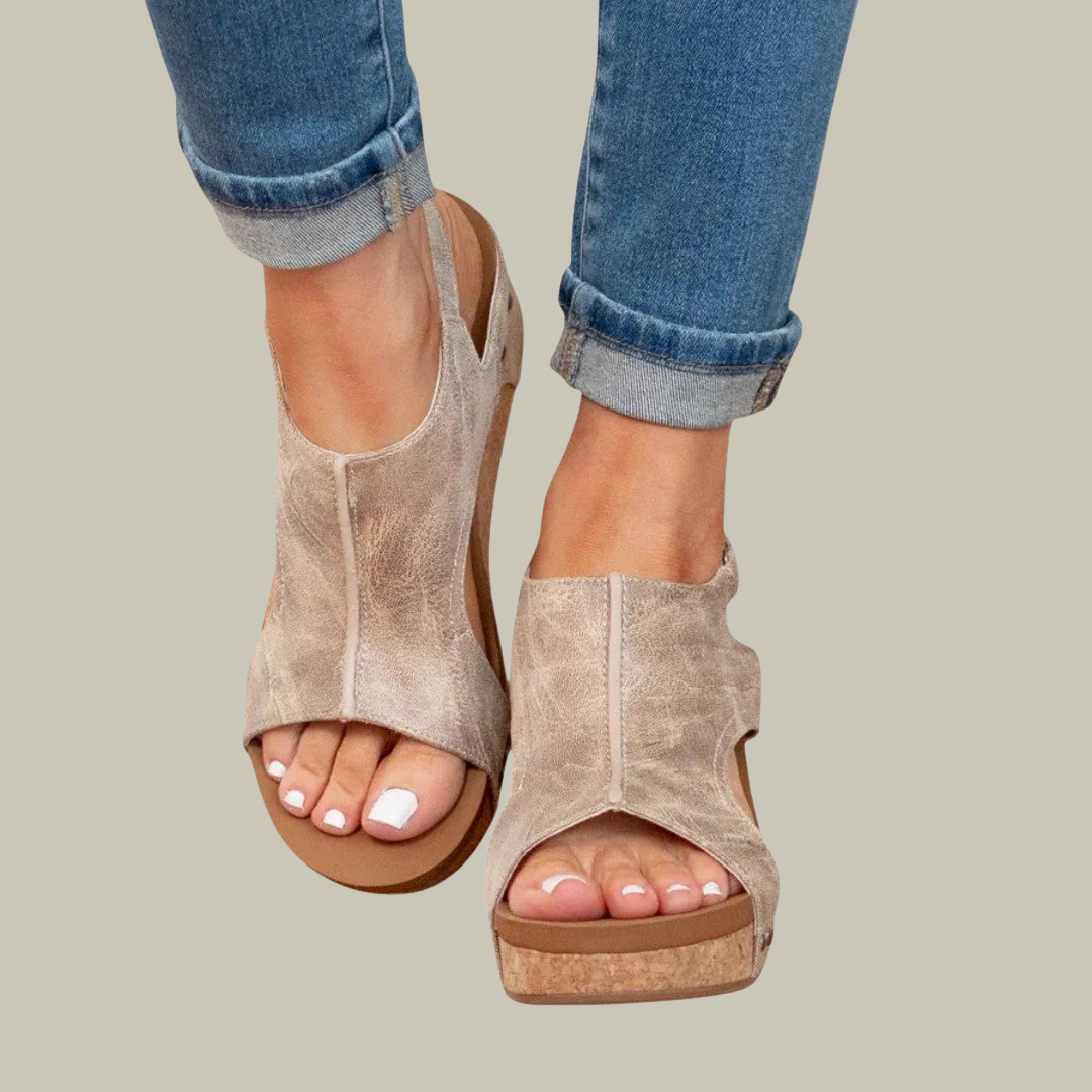 Women's Heeled Open Toe Sandals