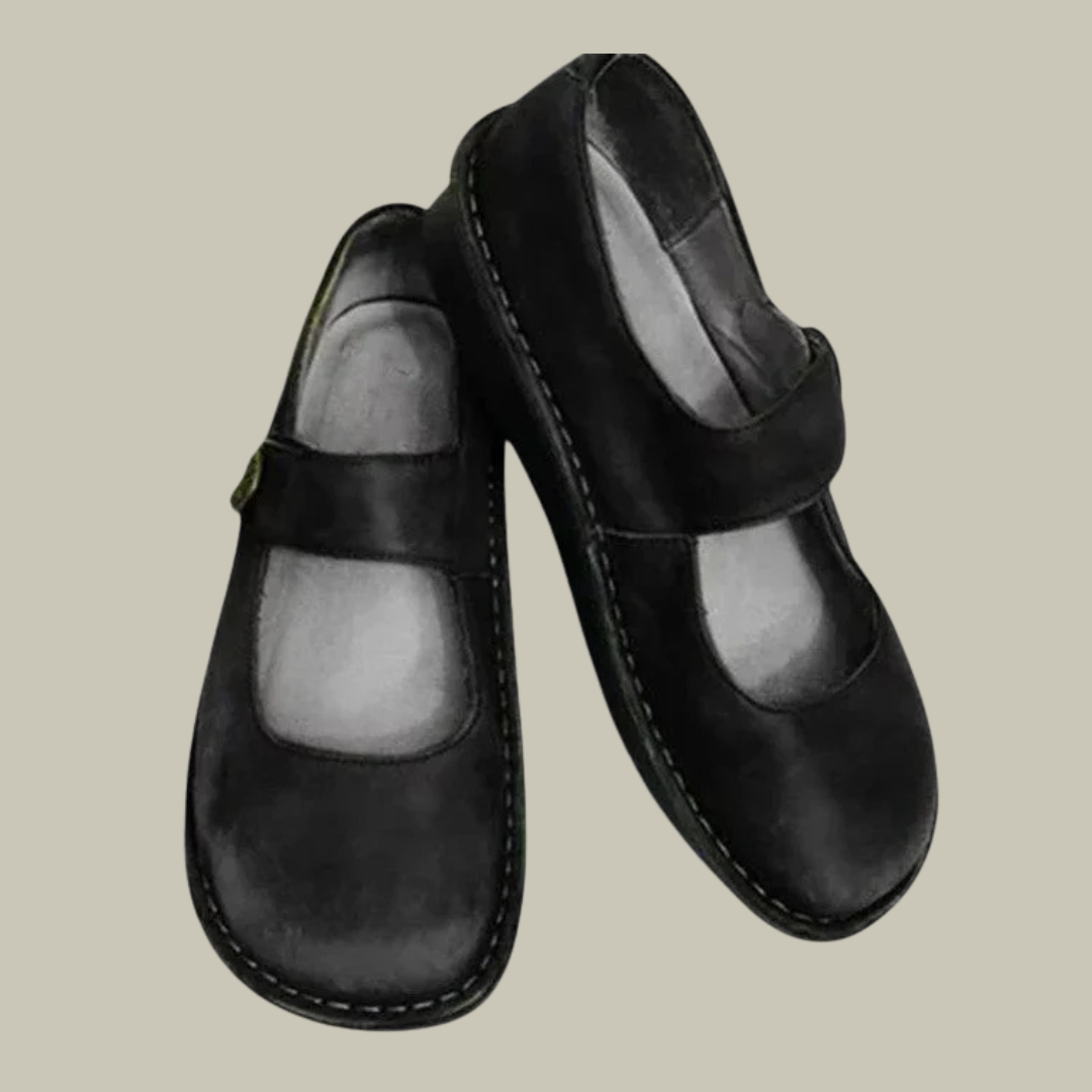 Women's Leather Mary Jane Comfort Shoes