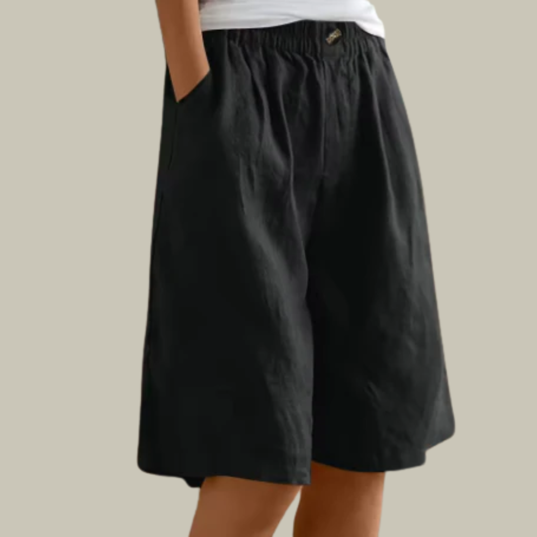 Women's Linen Relaxed Fit Shorts