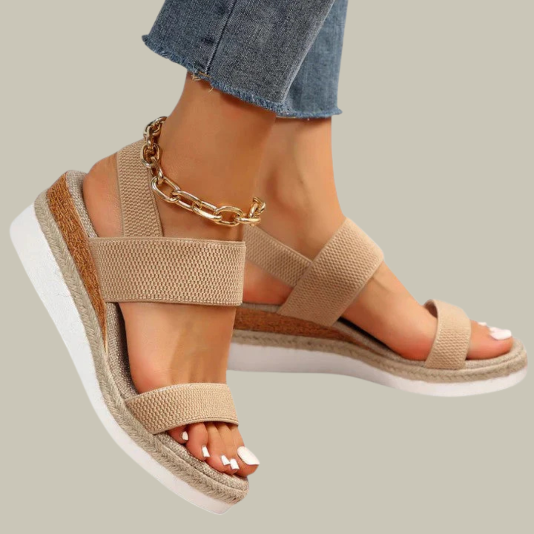 Women's Stretch Platform Sandals