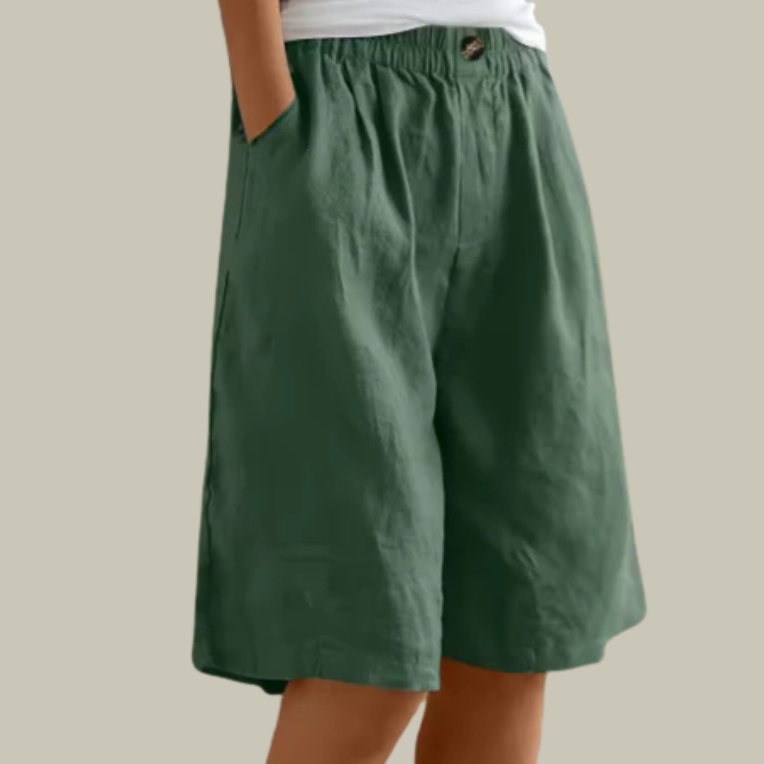 Women's Linen Relaxed Fit Shorts