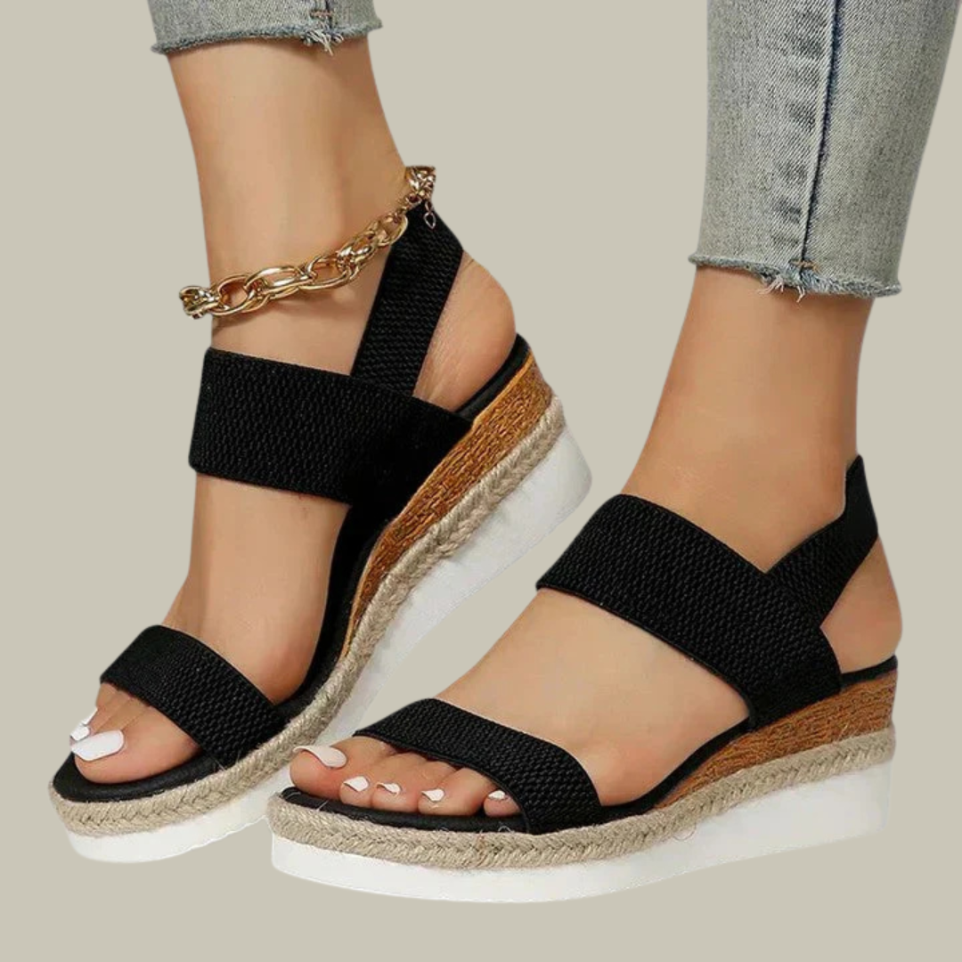 Women's Stretch Platform Sandals