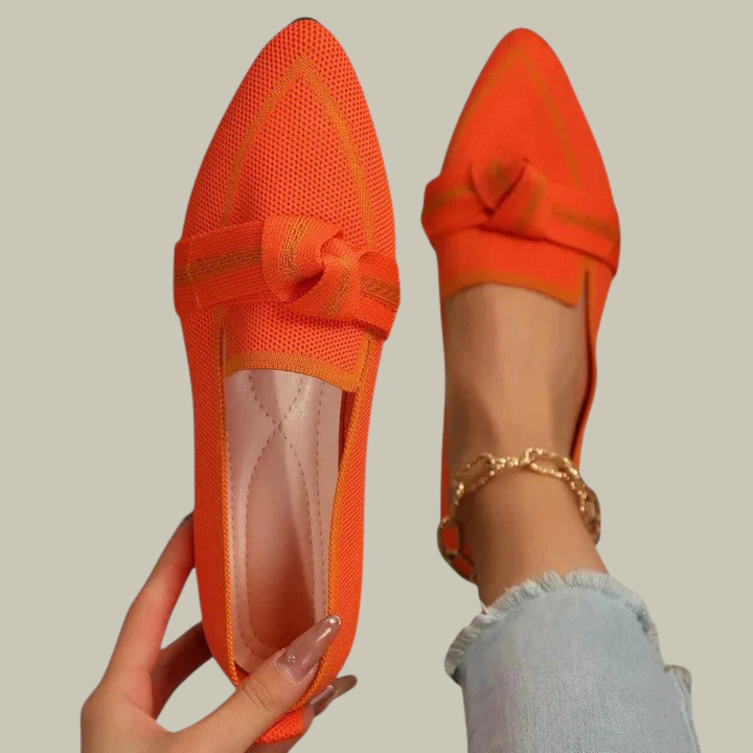 Women's Pointed Toe Knot Loafers