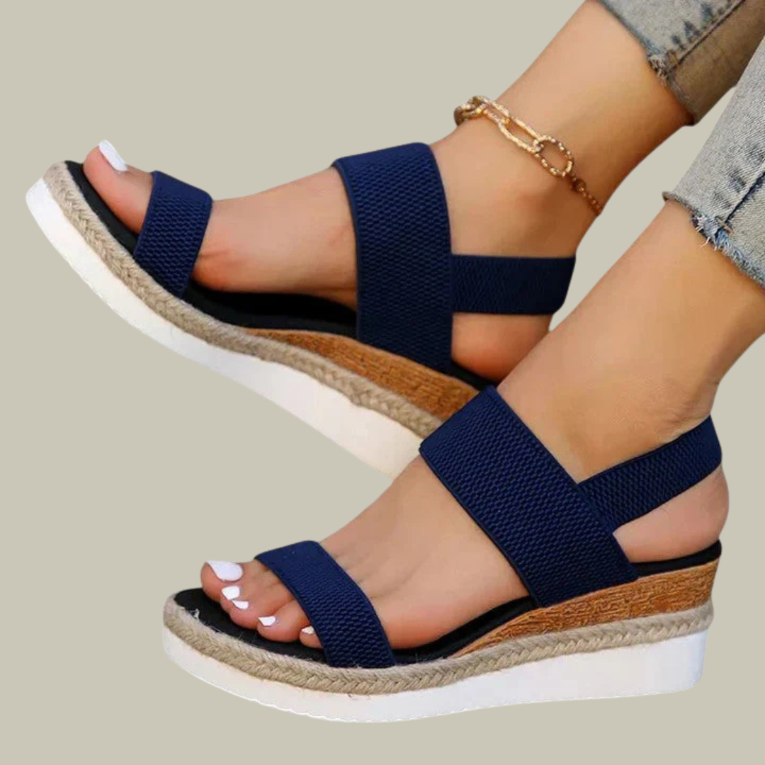 Women's Stretch Platform Sandals