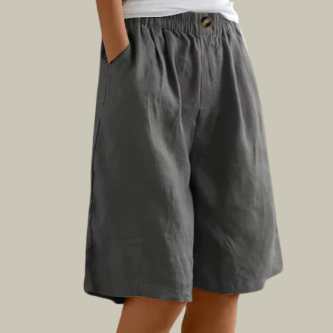 Women's Linen Relaxed Fit Shorts
