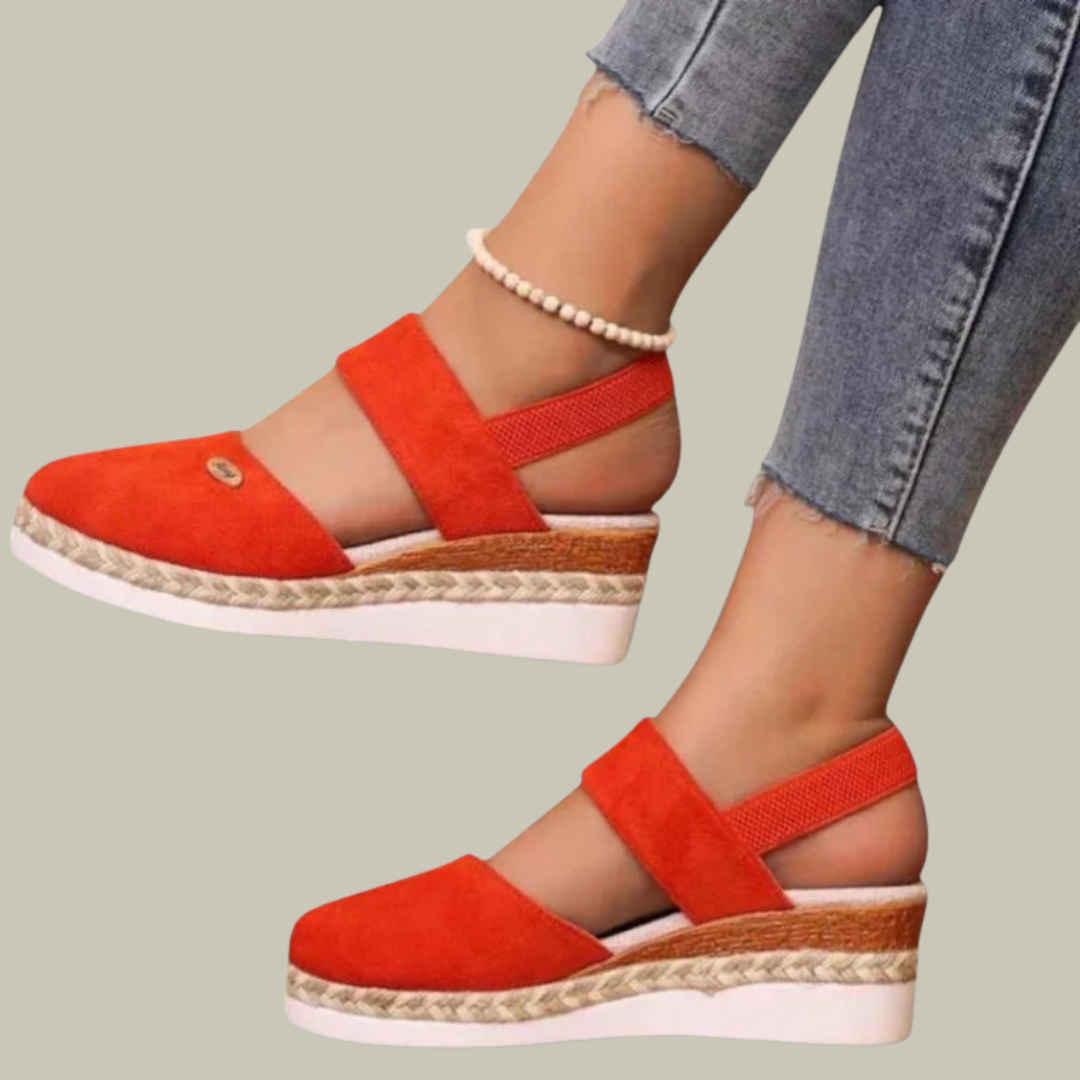 Women's Closed Toe Orthopedic Wedge Sandals