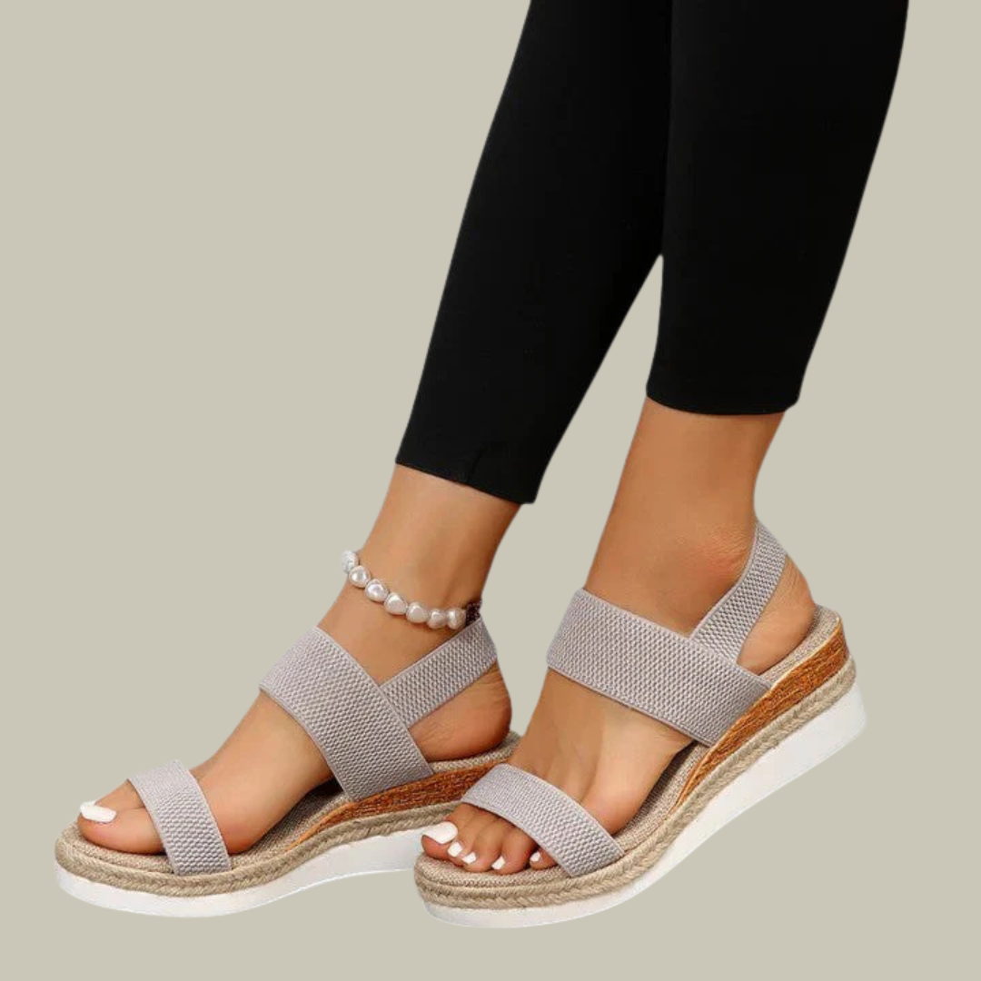 Women's Stretch Platform Sandals