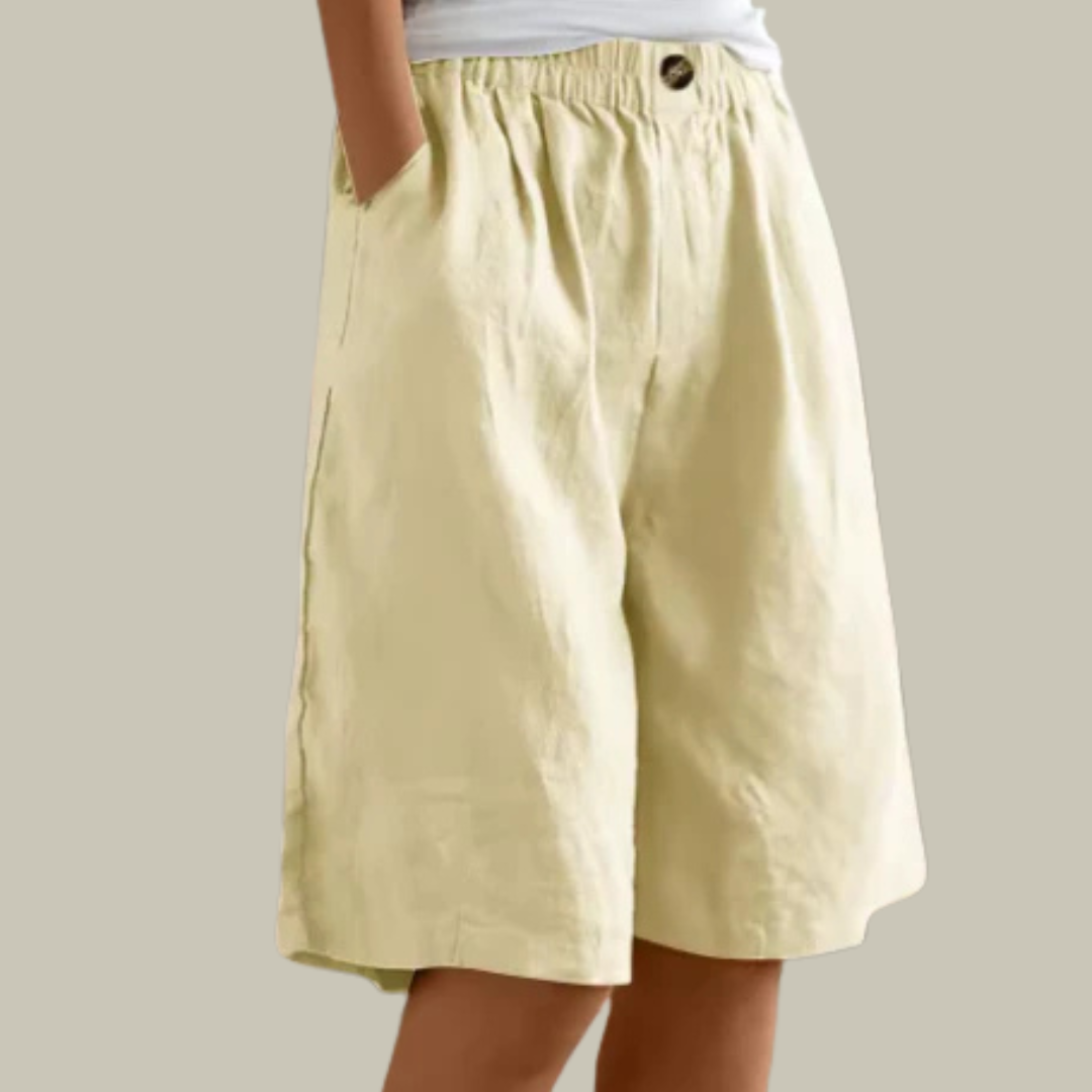 Women's Linen Relaxed Fit Shorts