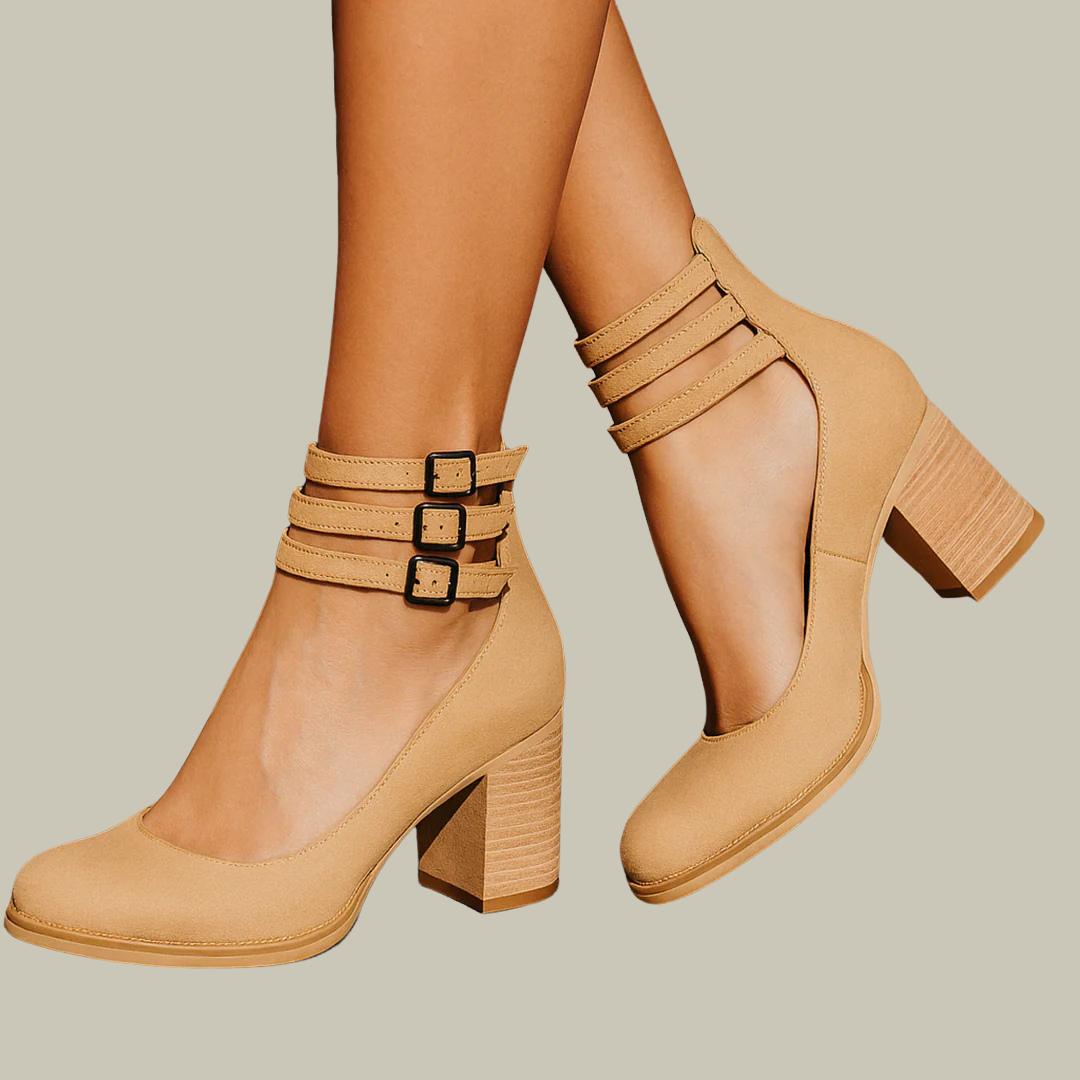 Women’s Vintage Leather Mary Jane Heels