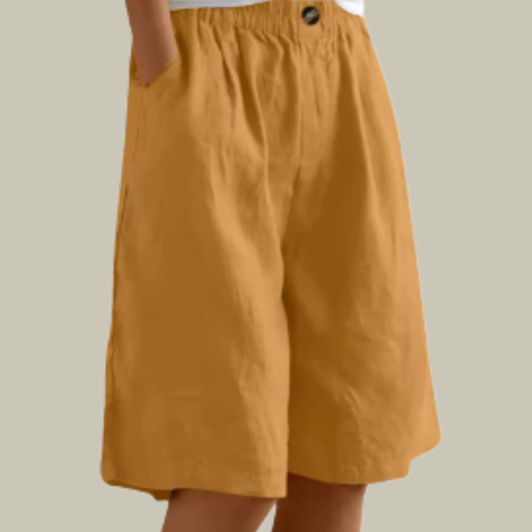 Women's Linen Relaxed Fit Shorts
