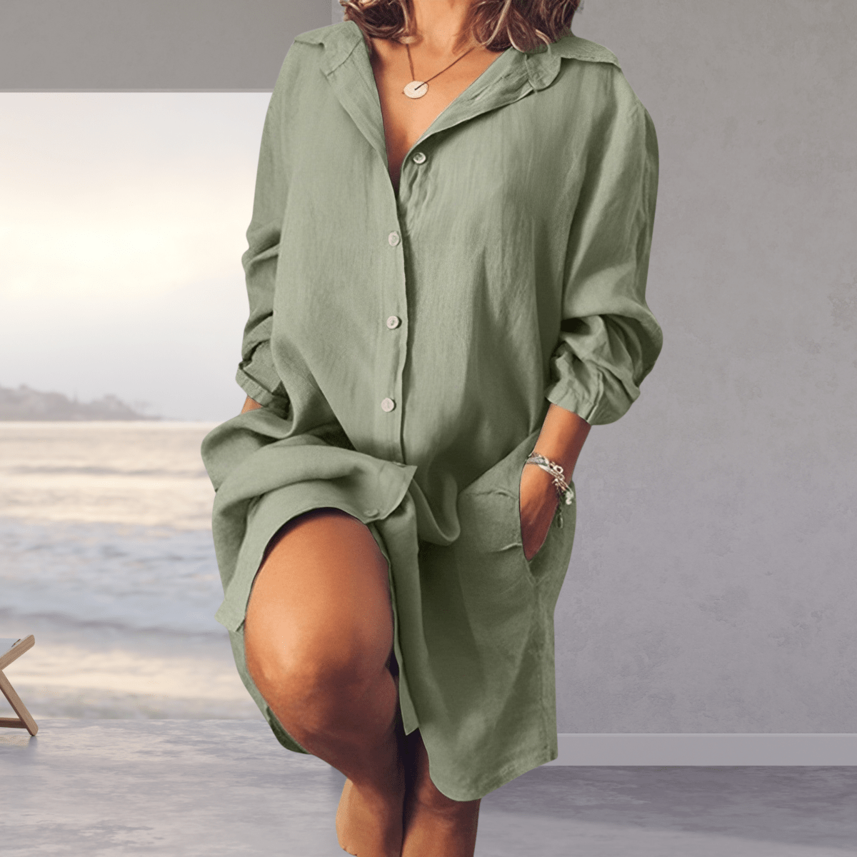 Astrid - Oversized Summer Blouse Dress 3