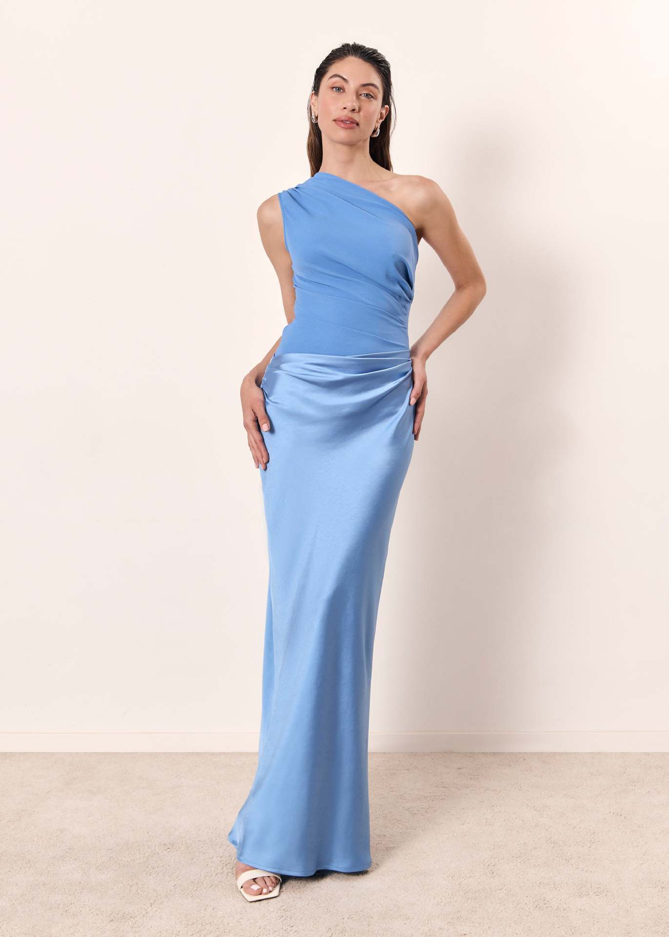 Beatrice | Women Wedding Guest Dress One-Shoulder Evening Dress 6