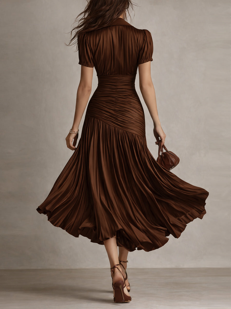 Frances ∙ Retro Striped Midi Dress 8