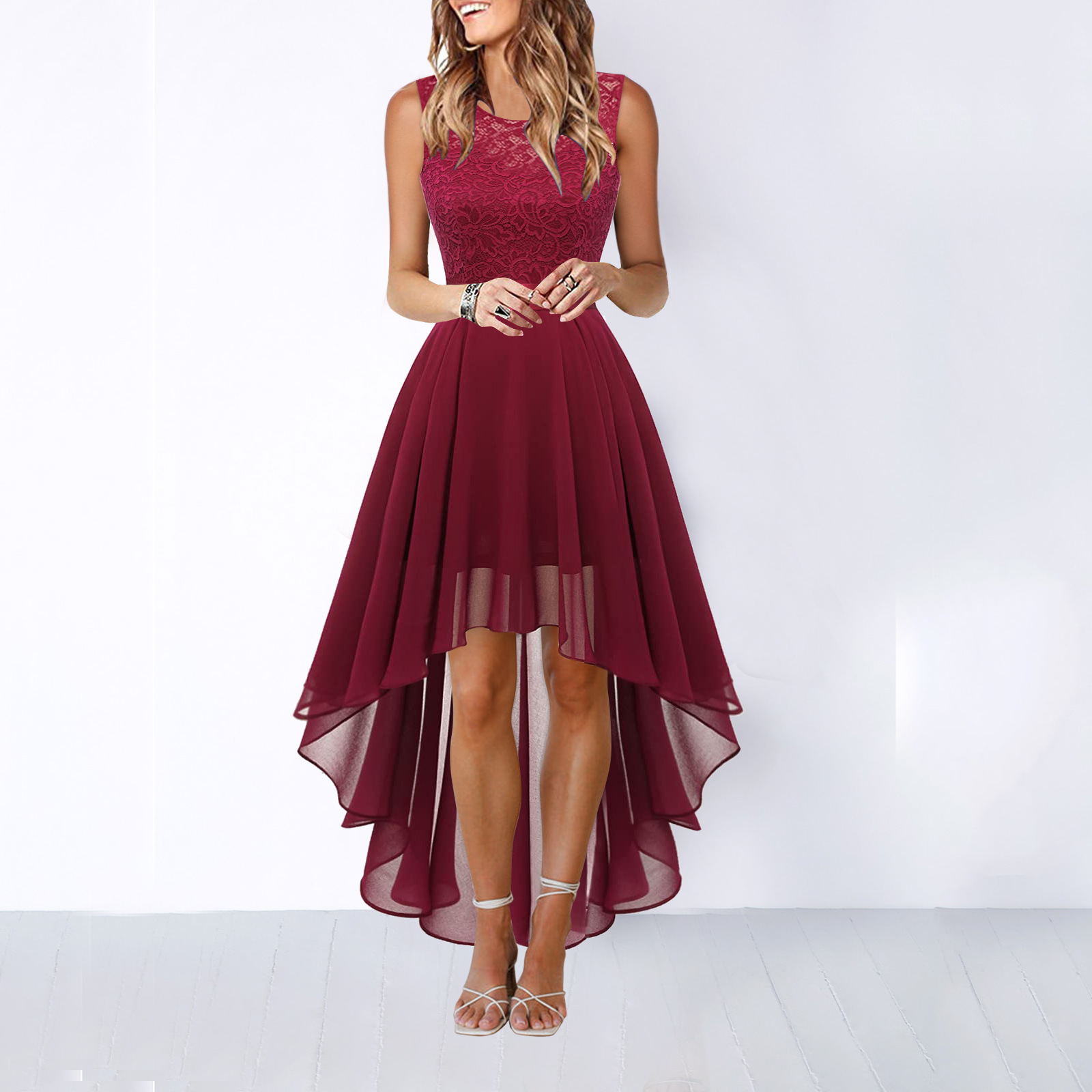 Jenna | Women Wedding Guest High Low Dress 3