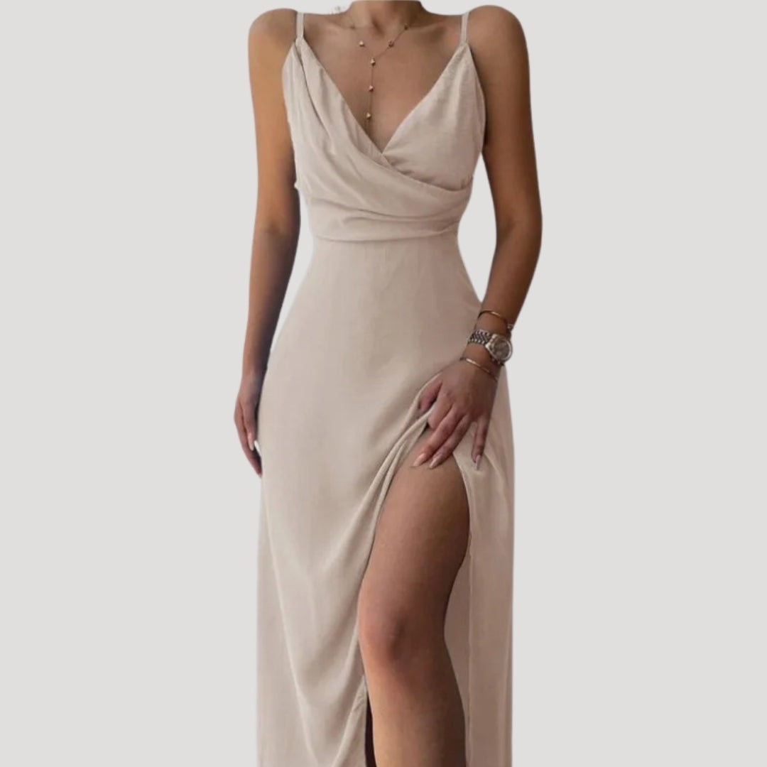 Kayla | Women Wedding Guest Slit Maxi Dress 1