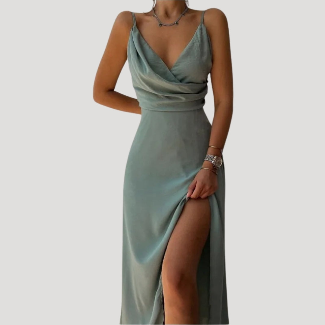 Kayla | Women Wedding Guest Slit Maxi Dress 4