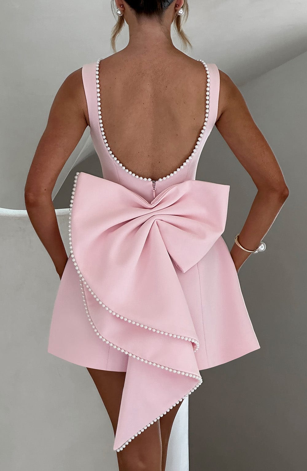 Kylie | Women's Wedding Guest Structured Mini Dress 2