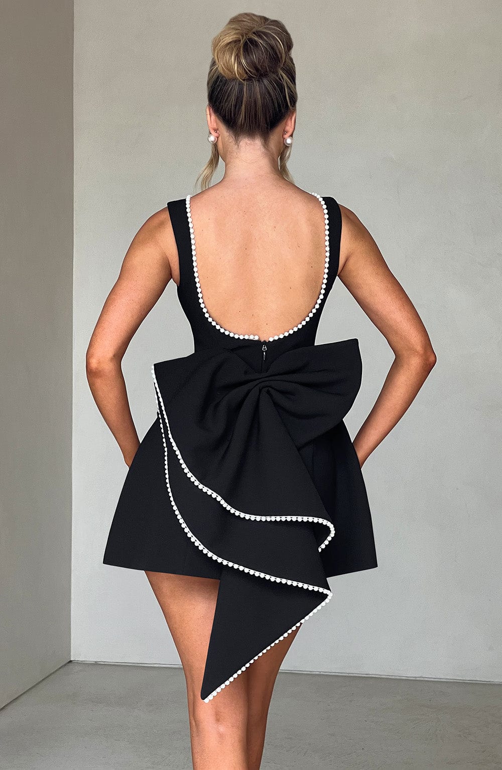 Kylie | Women's Wedding Guest Structured Mini Dress 5