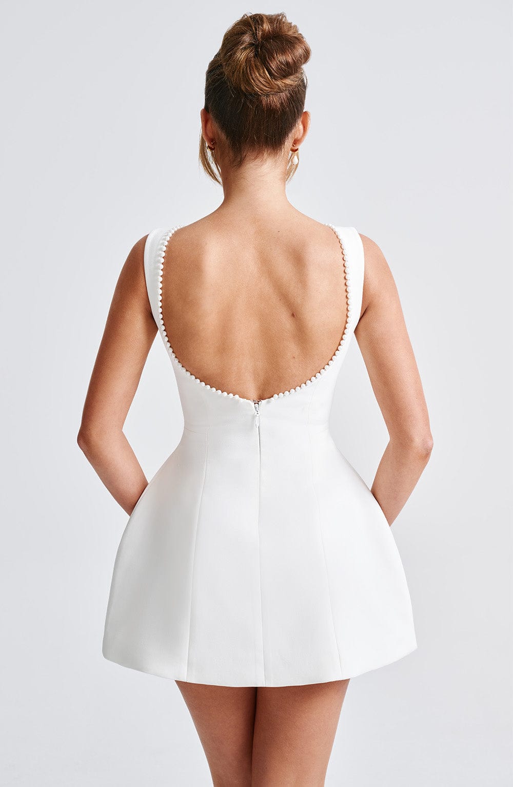 Kylie | Women's Wedding Guest Structured Mini Dress 7