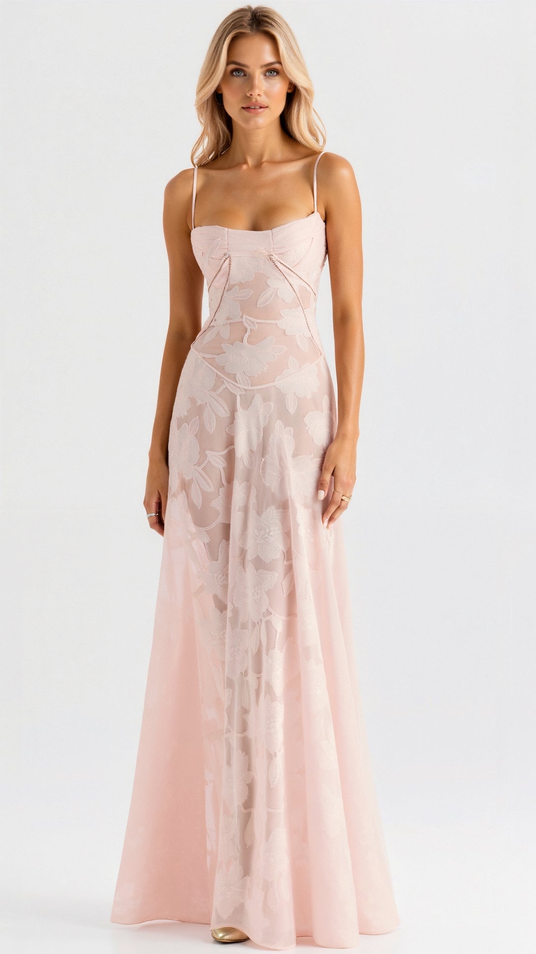 Lauren | Women’s Wedding Guest Dress Bustier Maxi Dress 1