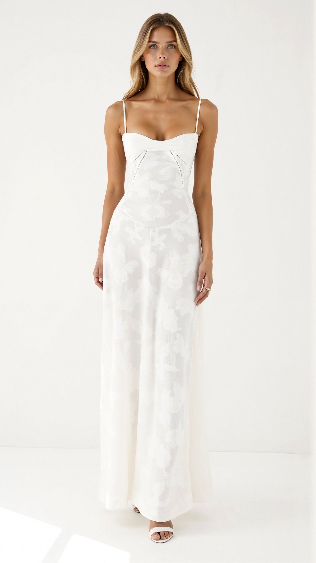 Lauren | Women’s Wedding Guest Dress Bustier Maxi Dress 3