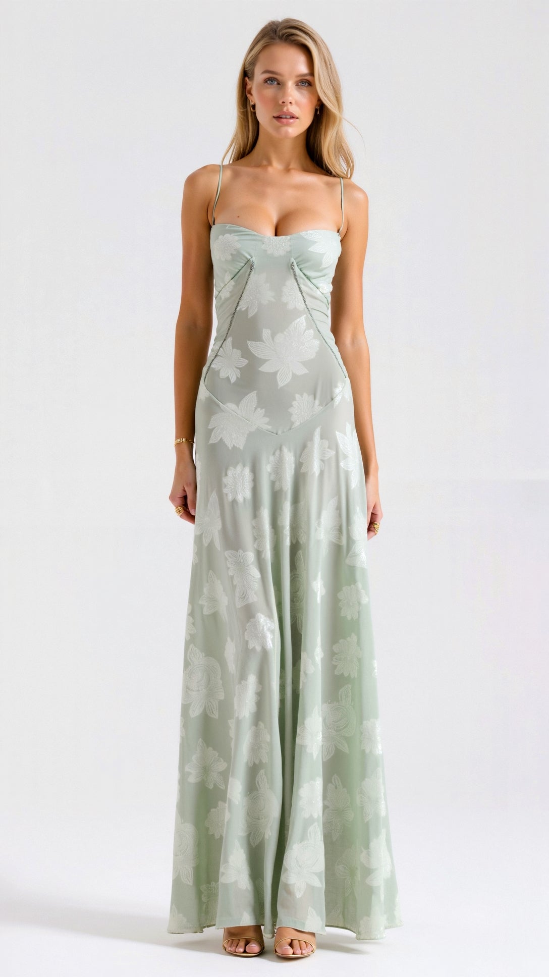 Lauren | Women’s Wedding Guest Dress Bustier Maxi Dress 5