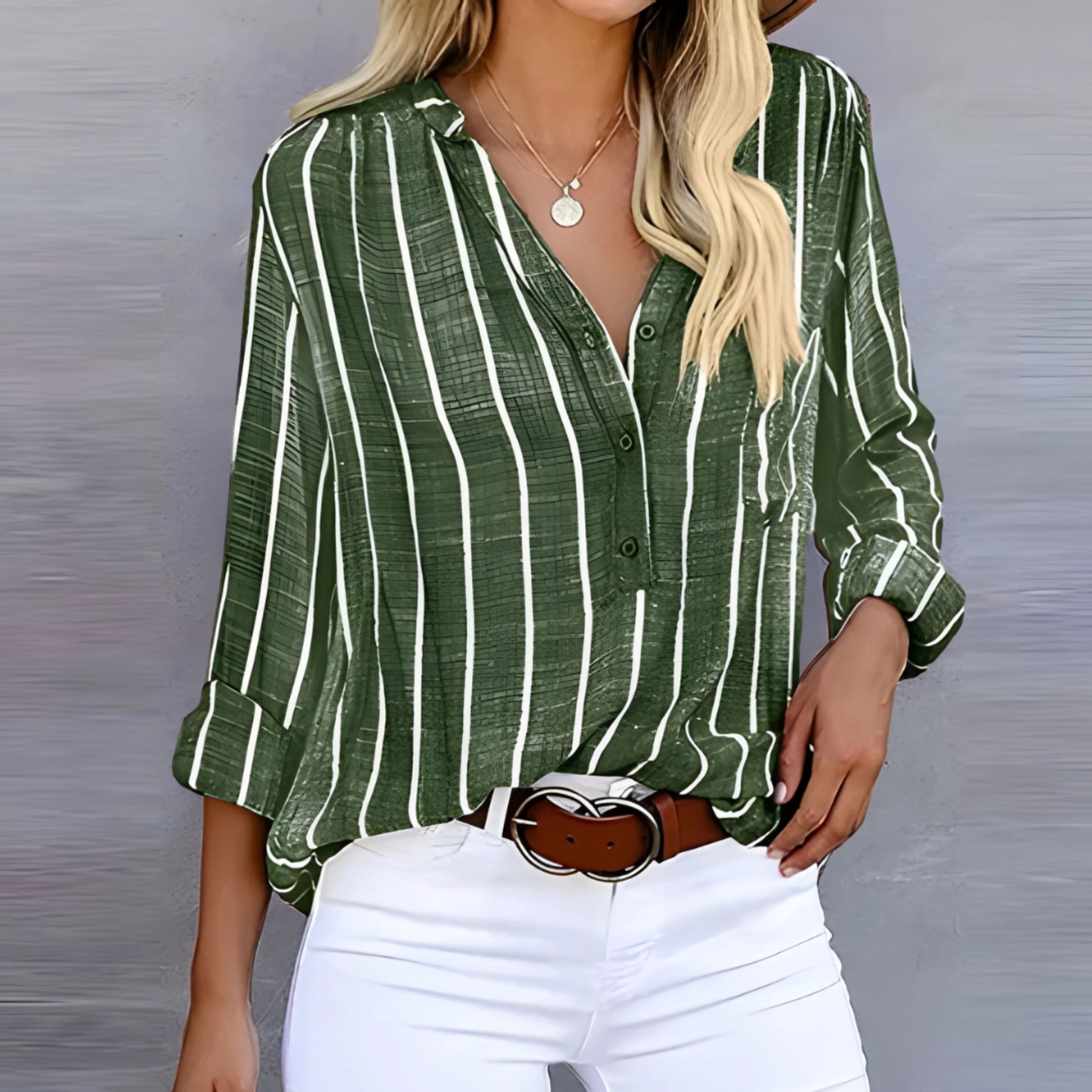 Women's Striped Blouse | Trendy 2
