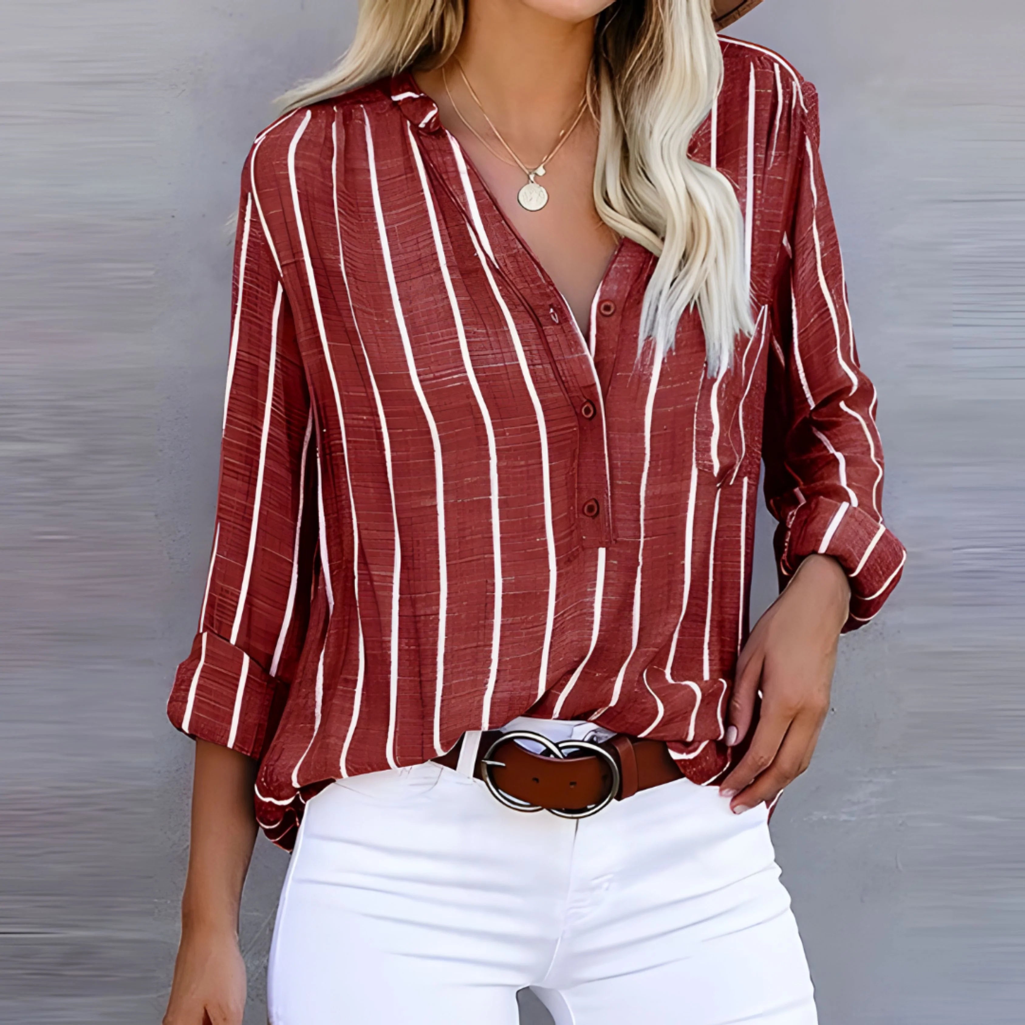 Women's Striped Blouse | Trendy 4