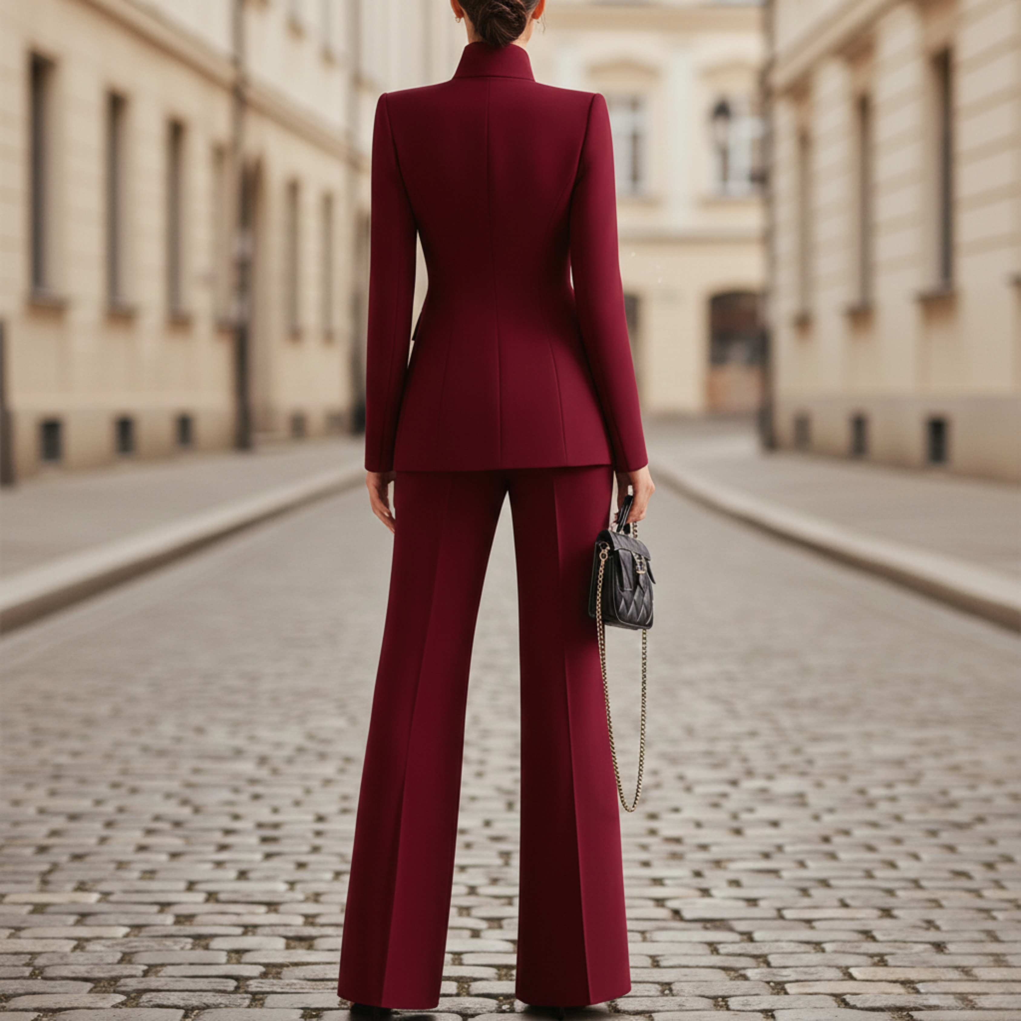 Women’s Tailored Blazer & Wide-Leg Trouser Set 3