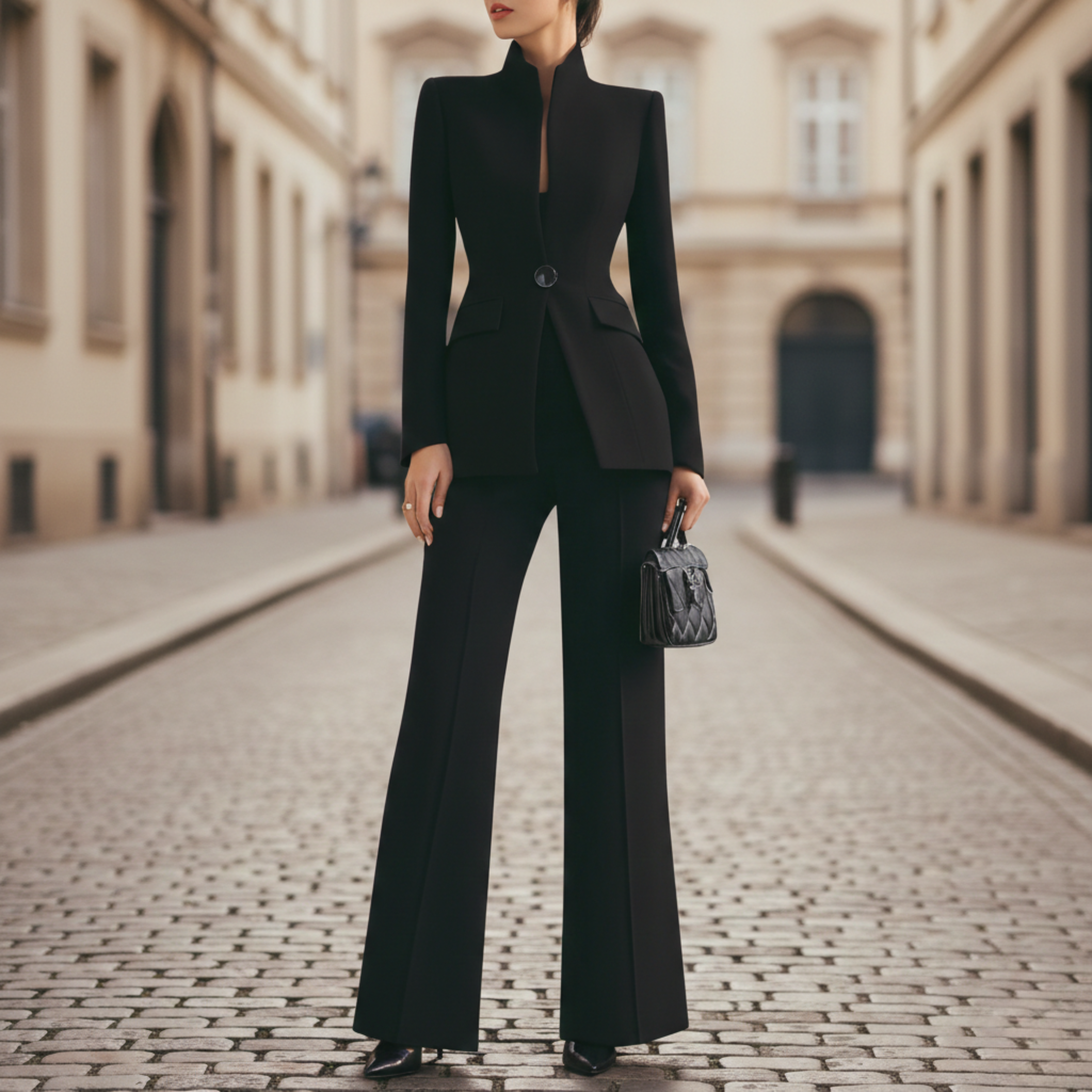 Women’s Tailored Blazer & Wide-Leg Trouser Set 5